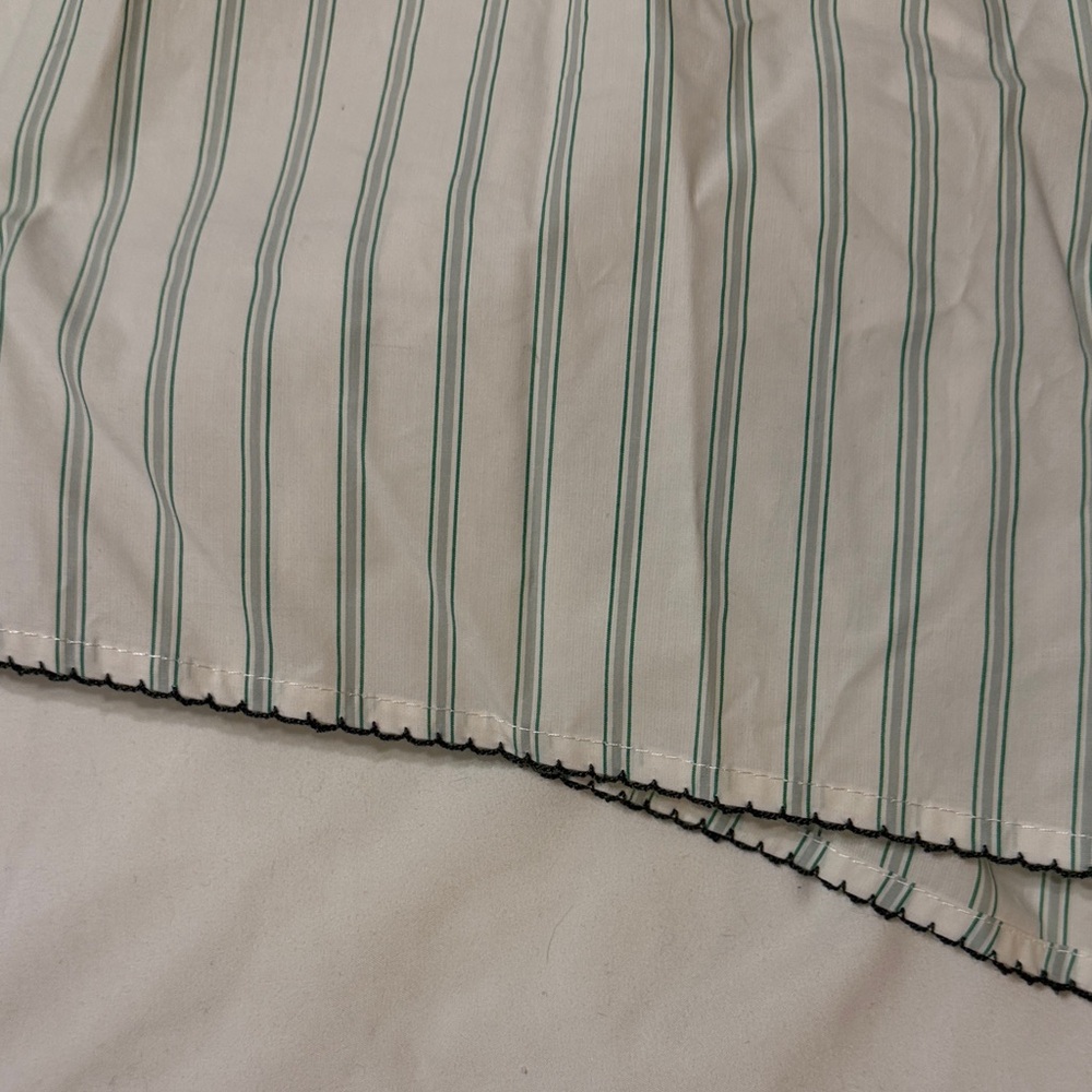 Pomander Place Mint Striped Shirt - Picture 8 of 8
